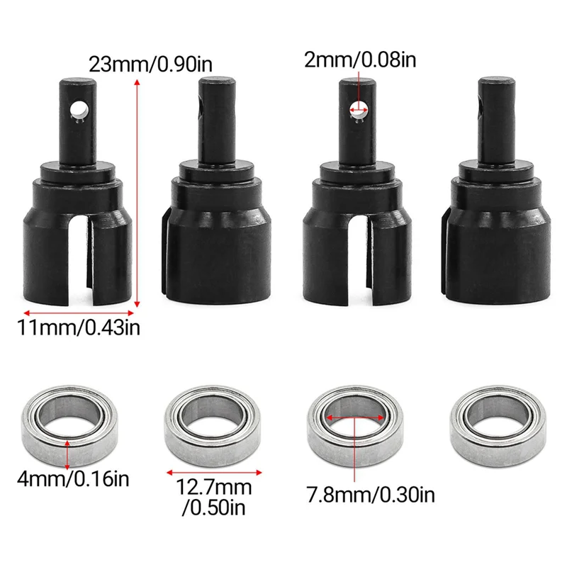 Uitstekende RC Auto Upgrade Differentieel Cup Lager W230 Kit Formjx 16207 16209 16210 H6V3 M162/3 RC Auto Upgrade accessoires