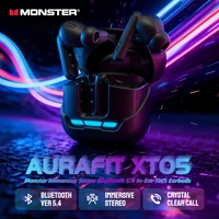 Monster XT05 auriculares inalámbricos Bluetooth 5,4 en la oreja auriculares inalámbricos TWS auriculares deportivos Bluetooth para iPhone Samsung Xiaomi