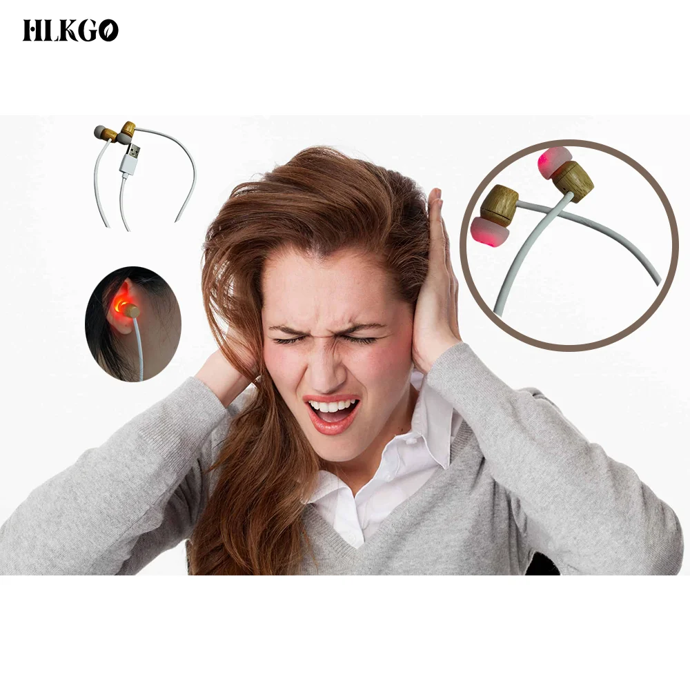 Rhinitis Physiotherapy LLLT 650nm Watch Therapy Tinnitus Ear Infection Hearing Loss Tympanitis Otitis Media Varicose Vein