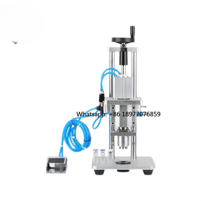 2026 Manual Perfume Crimper Capper Metal Collar Cap Press Capping Machine Easy-to-Operate Spray Sealing High Capacity 1 Year For