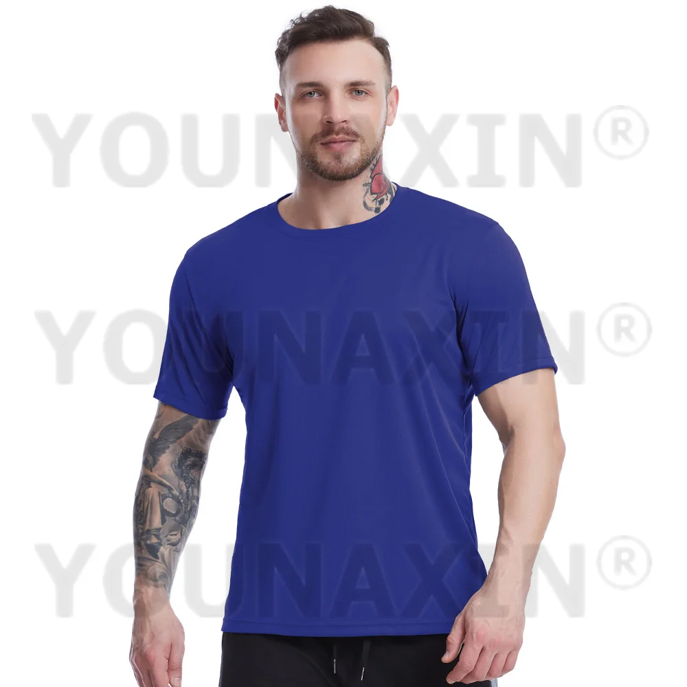 Men's Running Yoga Fitness Training Sports Loose Short Sleeves T-Shirt Mesh Top Basketball Sportswear Activewear M L XL 2XL 3XL