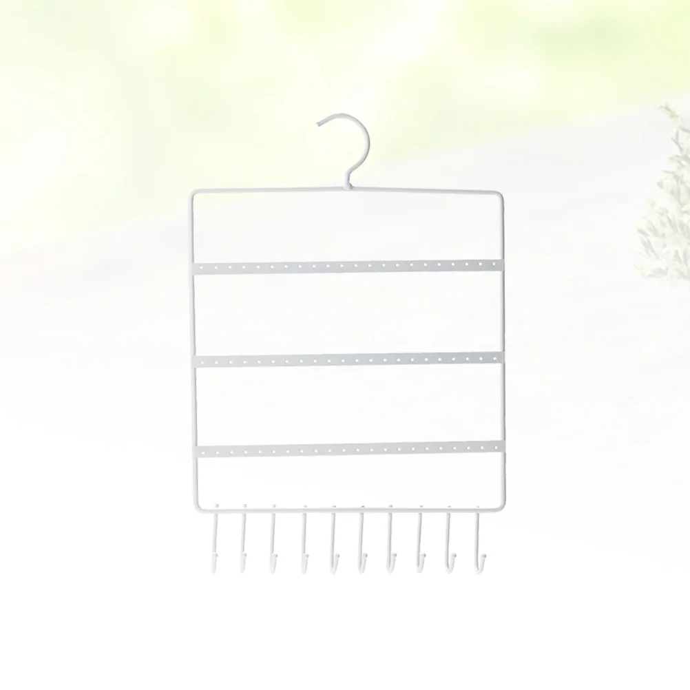 

3-Tire Hanging Metal Earrings Stand Space-Saving Jewelry Organizer Rack for Women Earrings Jewelry Rack Metal Holder for Earring