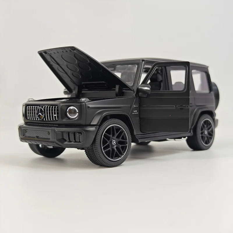 1:24 G63 W464 2026 G65 SUV Luxus-Automodell aus Legierung, Druckguss-Metall Geländewagen-Modell, Hochdetaillierte Sammlerstück-Dekoration – Detail 3