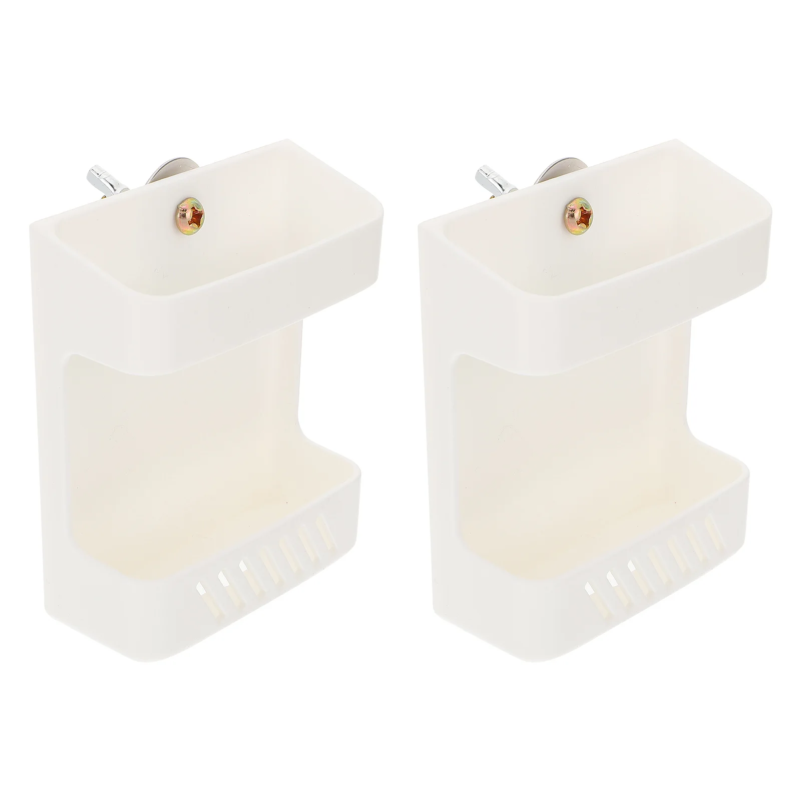 

2Pcs Parrot Fruit Vegetable Holder Hanging Feeder Cage Food Container Bird Feeding Tool Durable Practical Pet Supply Bird Rack