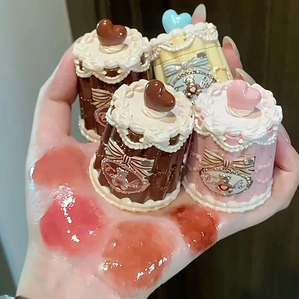 Flower Knows Sweetie Bear Coating Lip Jelly Nawilżający Błyszczyk Do Ust Tint Długotrwały Nieklejący Wegański Makijaż