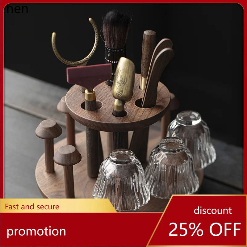

ZML tea ceremony cup holder integrated set Chinese high-end teacup accessories tea table ornament