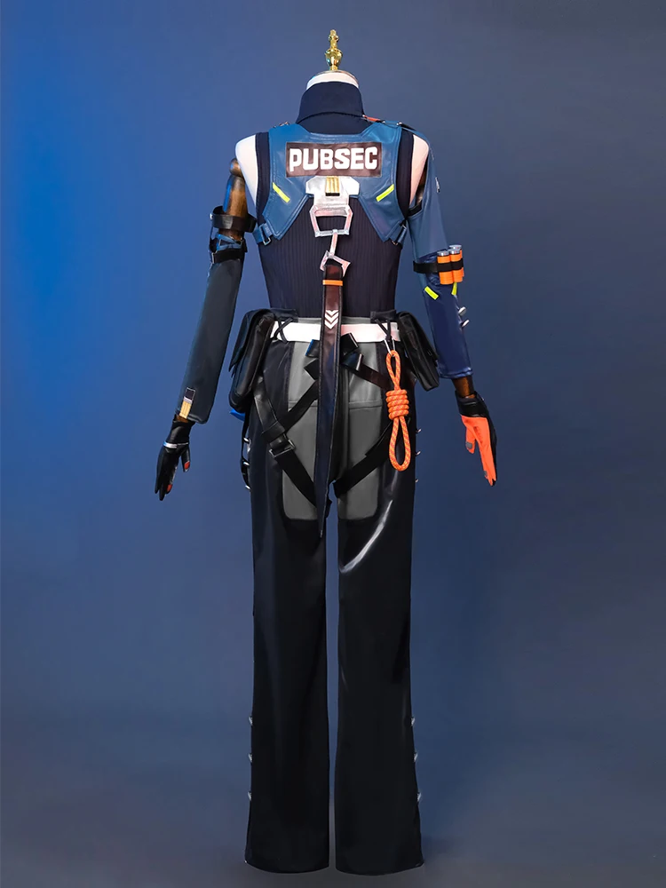 ROLECOS Game Zenless Zone Zero Seth Lowell Cosplay Costume Rookie Officer Seth Men Halloween Party Suit