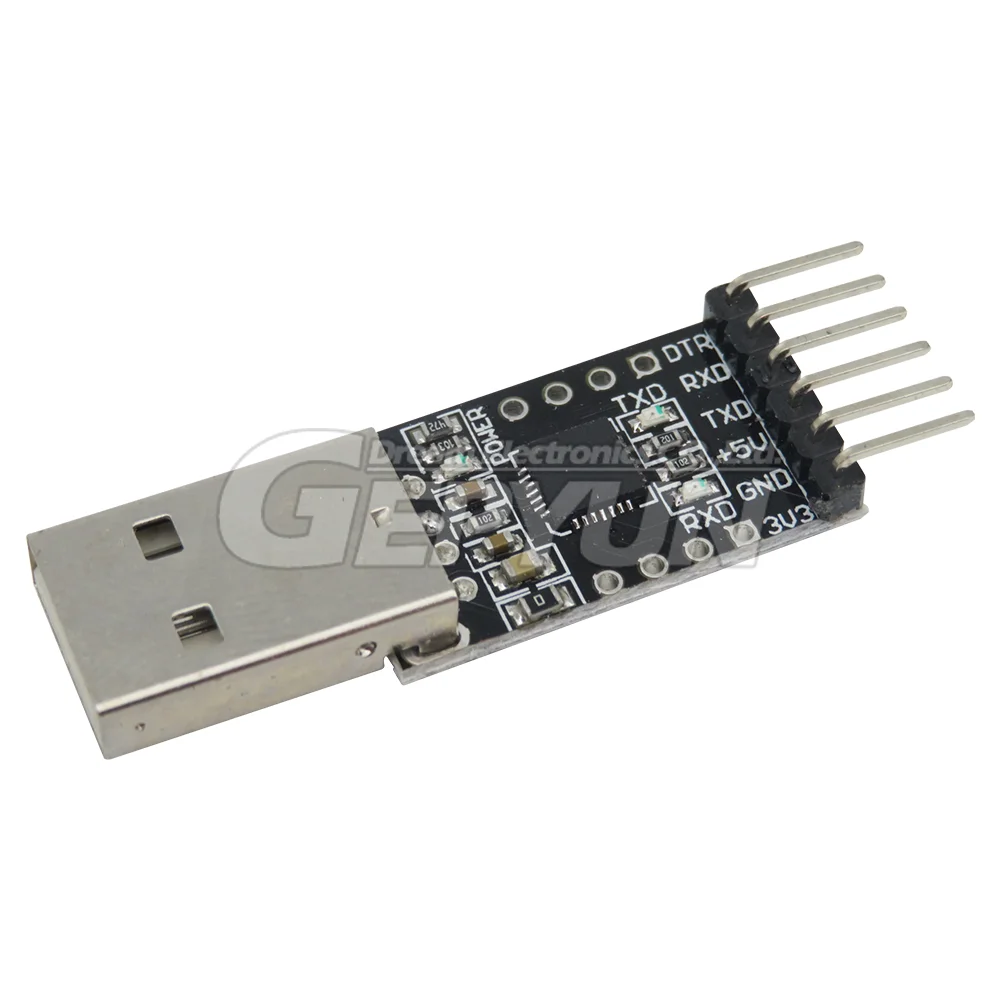 CP2102 USB 2.0 para UART TTL 6PIN Módulo Conector Conversor Serial