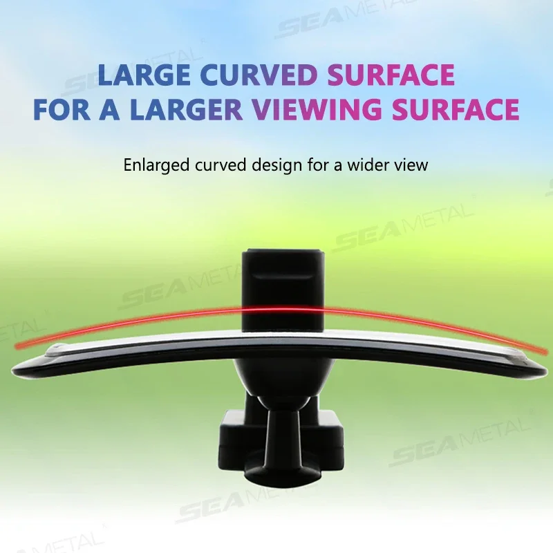 مرآة الطفل سيارة الداخلية مرآة الرؤية الخلفية كليب المرايا الخلفية التي تواجه لسلامة السيارات القيادة الاطفال مراقبة الطفل زاوية قابل للتعديل #5