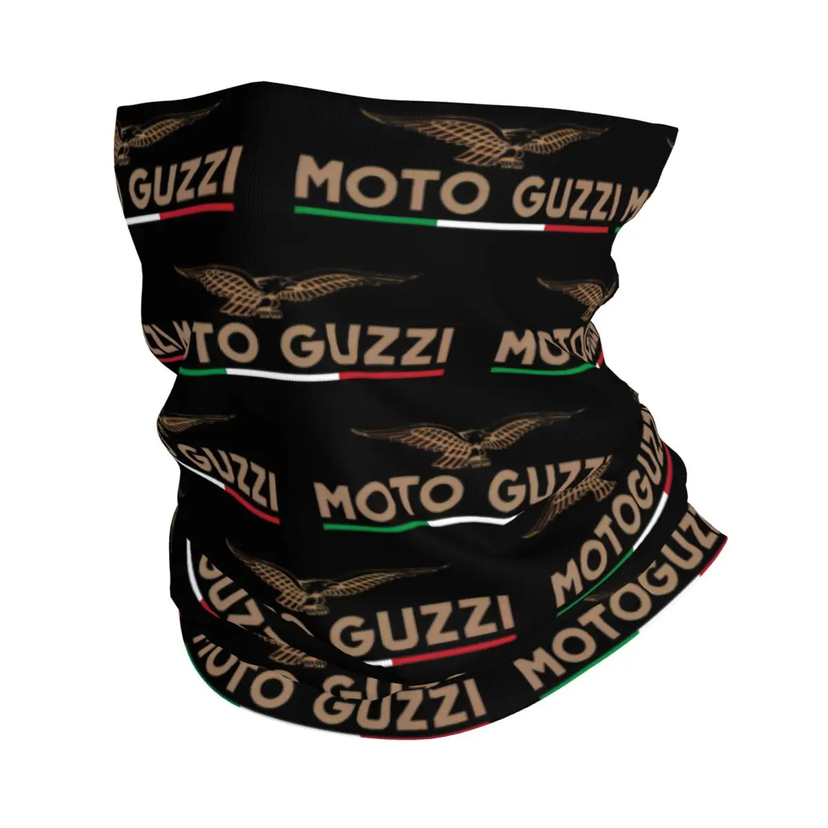 Moto guzzi อุปกรณ์มอเตอร์ไซค์ผ้าพันคอแบบไขว้สำหรับผู้ชายผู้หญิงกันลม