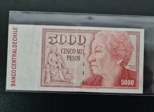 1995-2008 Chile 5000 Peso Original Notes VG-UNC