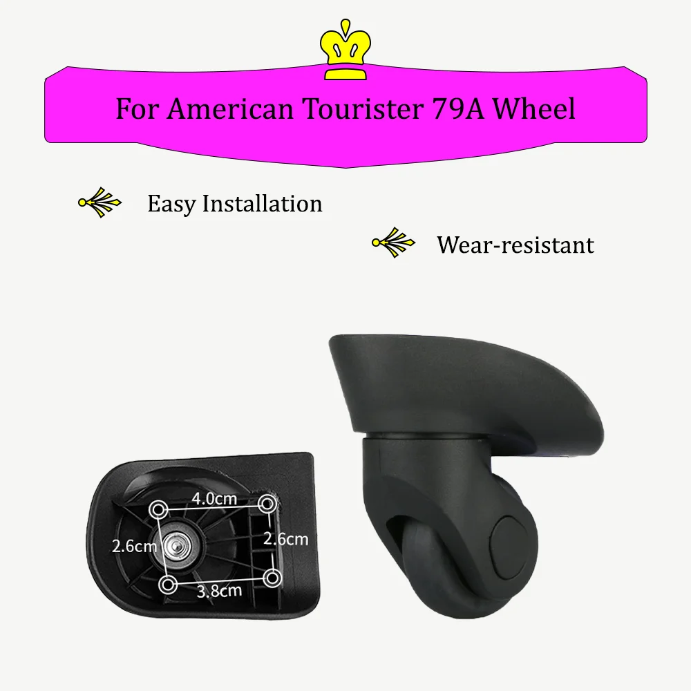 Suitable For American Tourister 76A Suitcases Travel Luggage Business Box Trolley Pulleys Accessories Hard Shell Suitcase Wheel