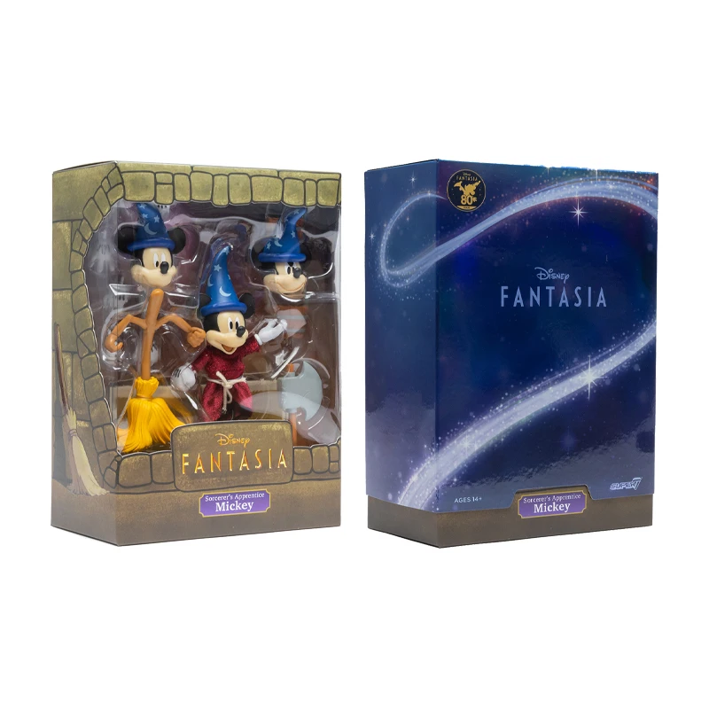 Disney Super7 Fantasia Tovenaarsleerling Mickey Mouse Ultimeert Pinocchio Prins John Klassiek Actiefiguurtje Verzamelspeelgoed - afbeelding 1