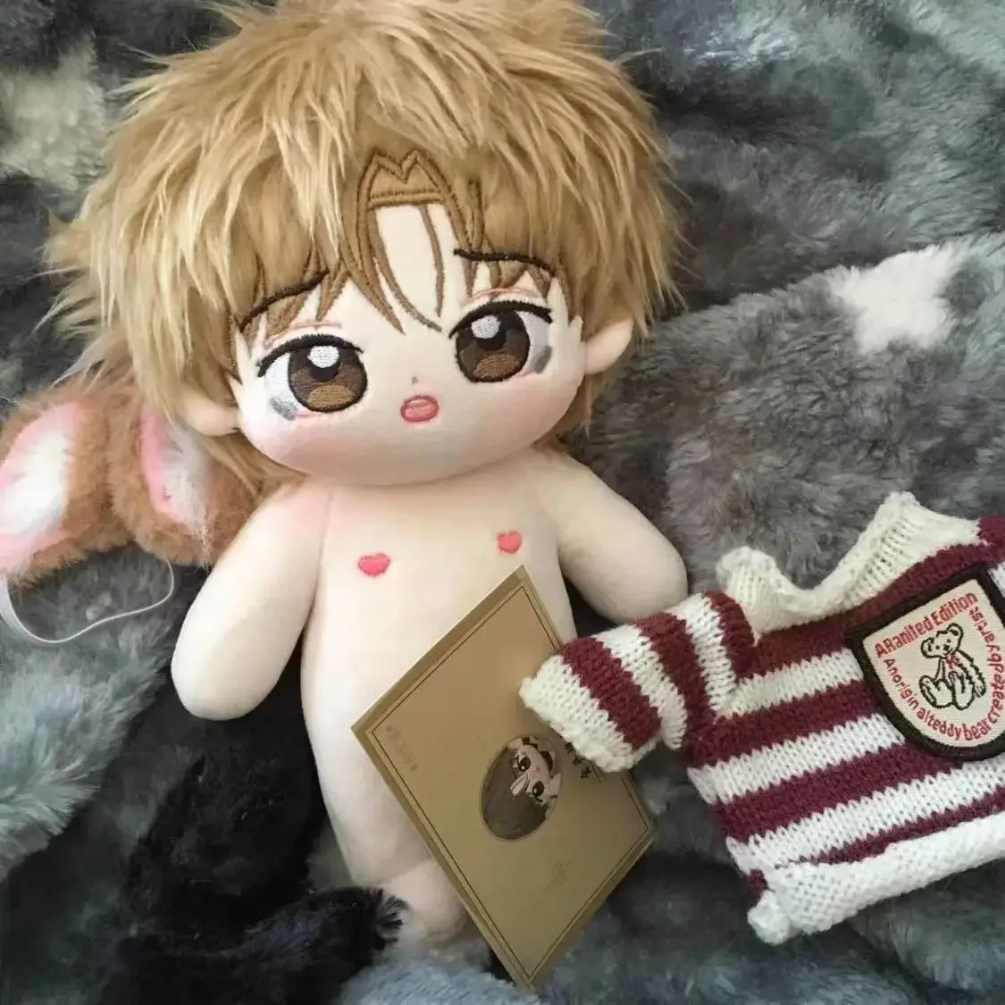 20 cm Anime Anastasia Double Namui BL Manhwa JINX:Kim Dan Joo Jaekyung Handsome Nude Doll Cotton Plush Toy Stuffed Soft Plushie