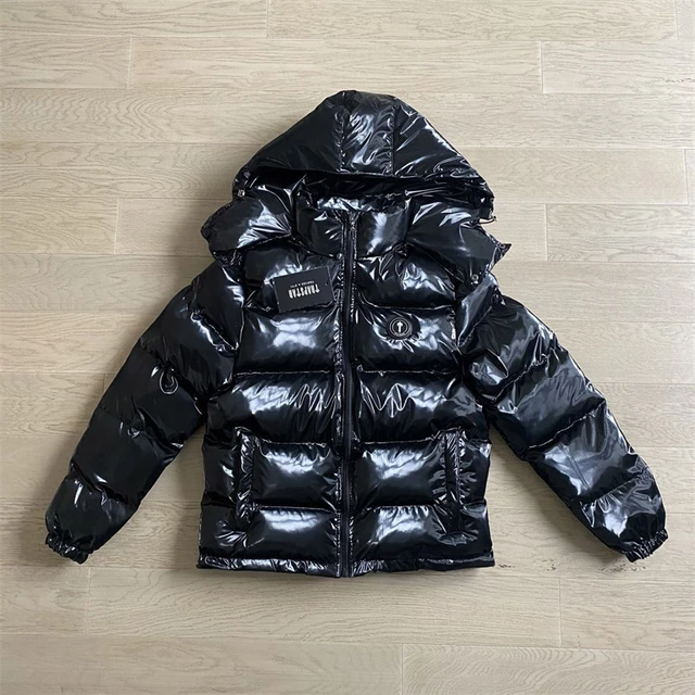 Trapstar Londen Down Puffer Jas In Voorraad Parka Mannen Luxe Merk Shiny Black Borduren Logo Jas AliExpress