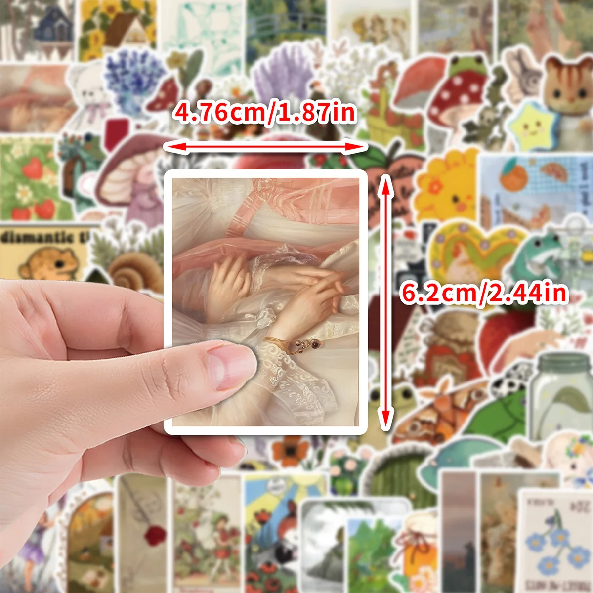 10/50/100PCS Funny Fairy Tale Animal Book Illustrations Fairy Tales Stickers DIY Diary Laptop Phone Graffiti Decals Classic Toy