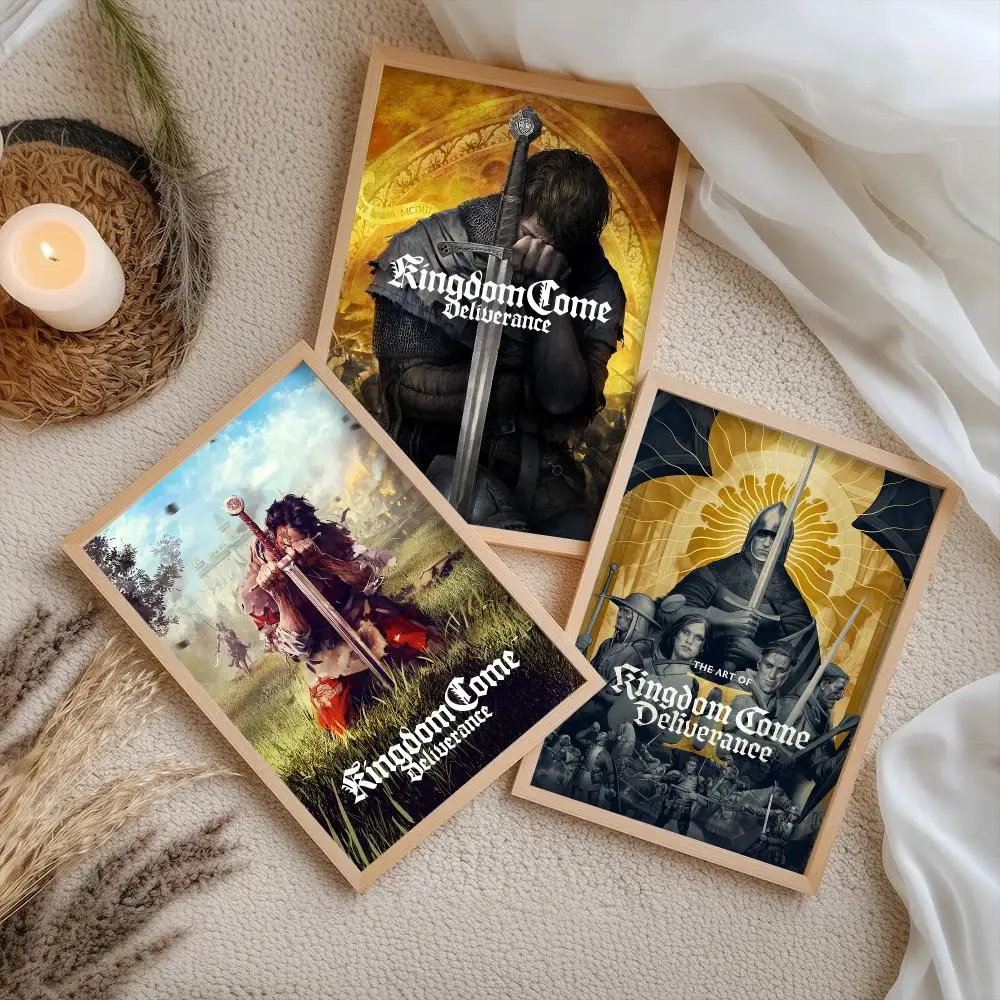 K-Kingdom C-Come D-Deliverance 2 Poster HD Home Wall Stickers House Hallway Living Room Bedroom Bar Office Decor Art Prints
