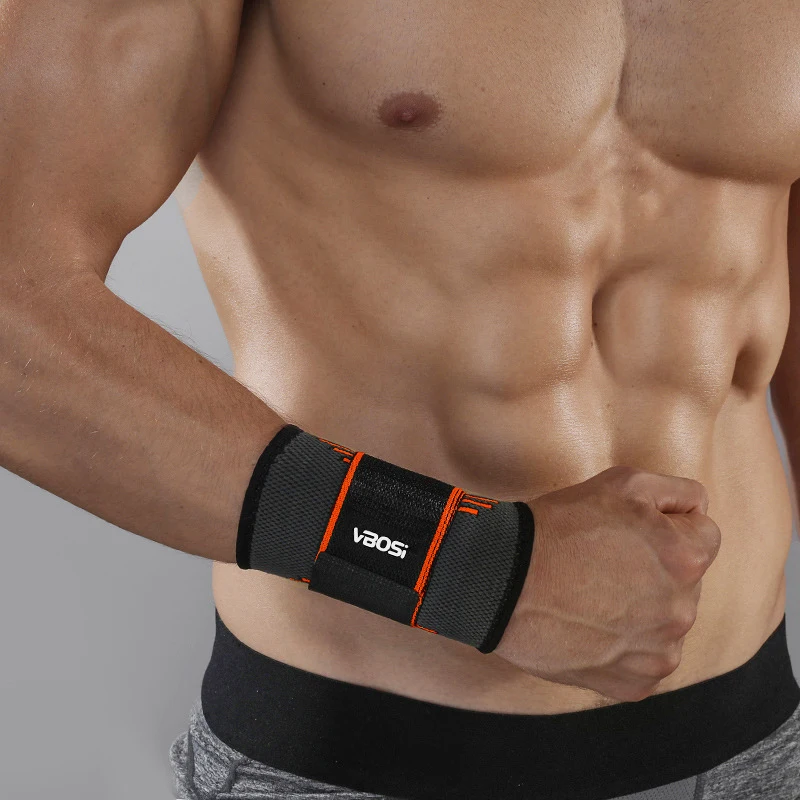 Hot 1PCS Nylon High-end Wristband Support Fitness Bandage Wrist Support Protective Gear Wrist Band Men Tennis Badminton Brace