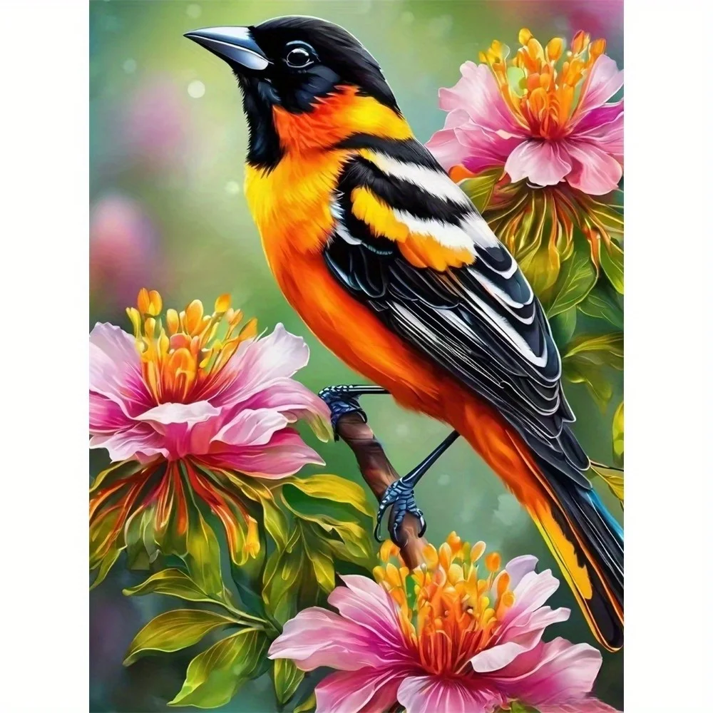 

Набор для алмазной вышивки 5D, 30*40 см, «Птица» с полной алмазной вышивкой и номерами, декор для дома, подарок, холст без рамы для любителей рукоделия