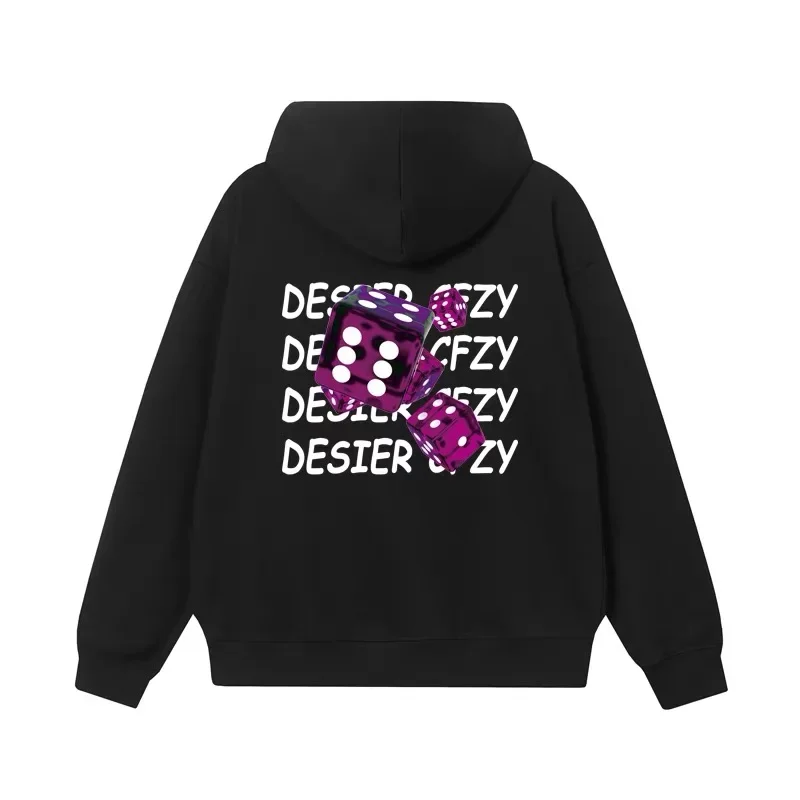 

DESIER CFZY Retro Letter Hoodie Spring Autumn Unisex High Street Couple Thin Top Streetwear Trendy Sweatshirt