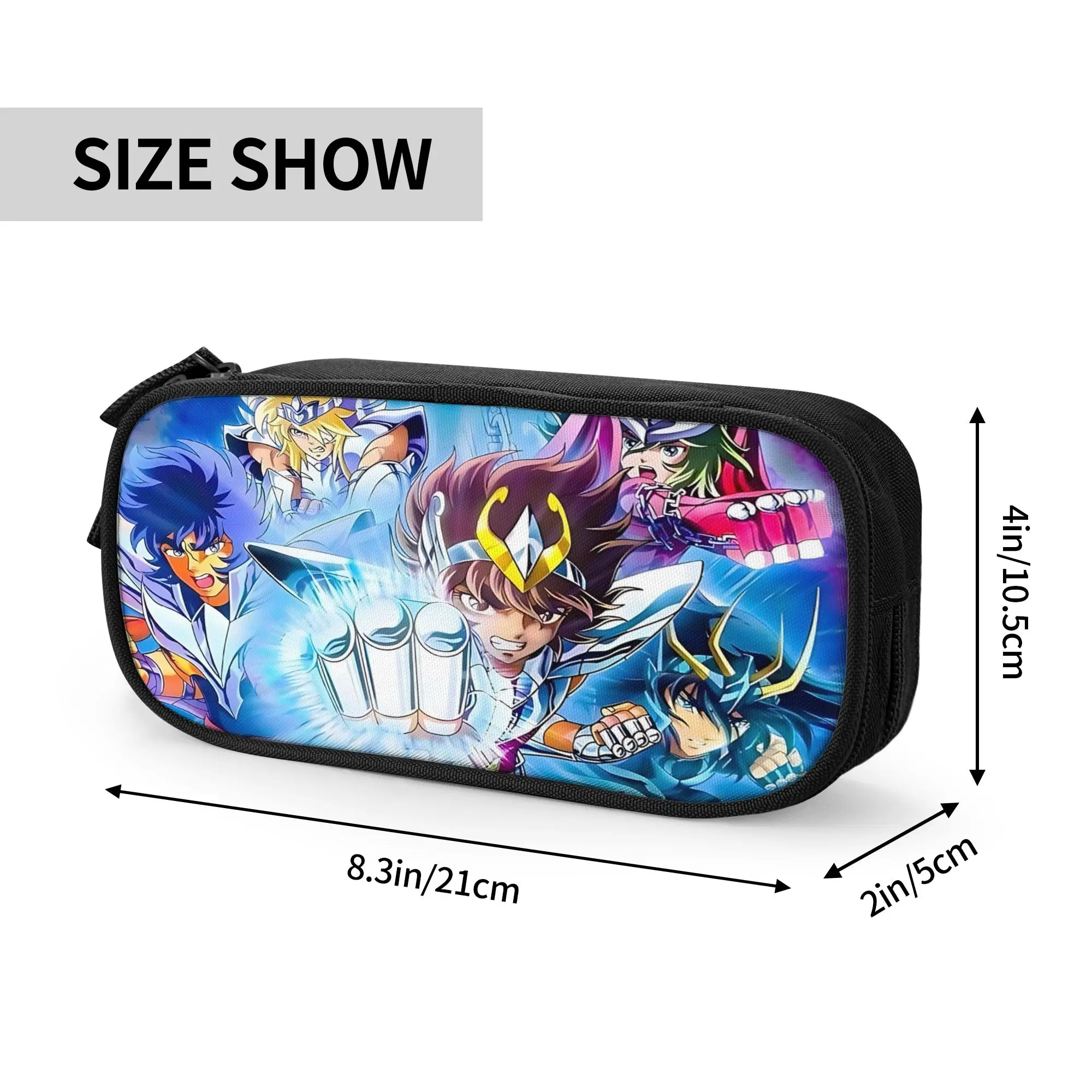 Custom Saint Seiya Large Capacity Bags for Child  Handheld Study Bag for Boys Gilrs Kids