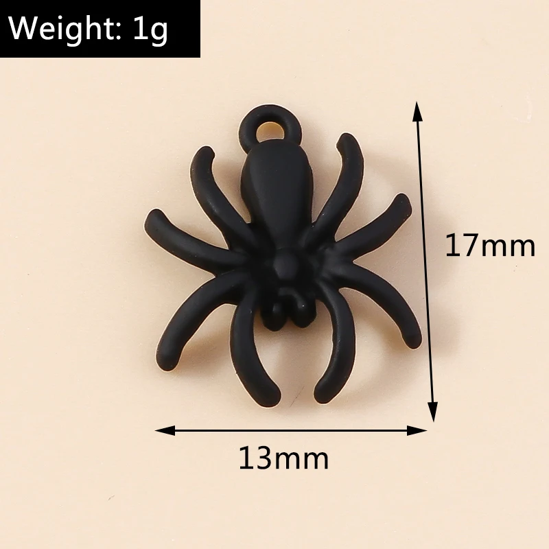 Leslie 10 Stück Steampunk-Kreuz-Charm für die Schmuckherstellung, schwarze Farbe, Kreuz-Anhänger, Halskette, Schlüsselanhänger, DIY-Hip-Hop-Schmuckzubehör – Detail 15