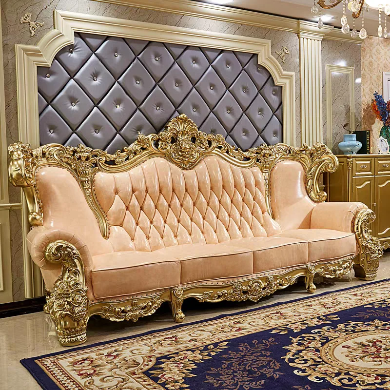 

Living room solid wood gold tea table neoclassical 1.8 meters long TV cabinet combination marble