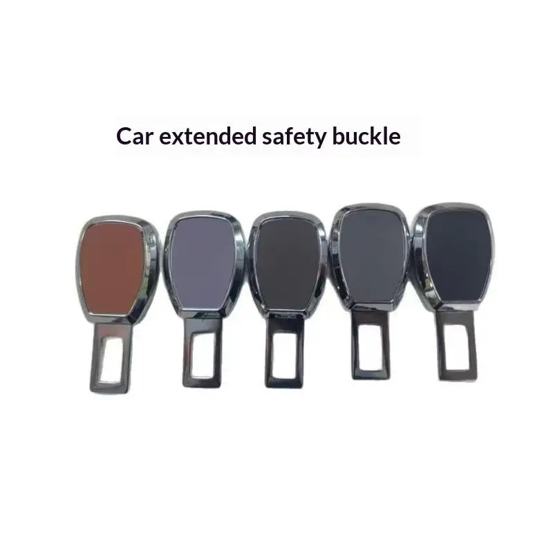 1/2PCS Car Seat Belt Extender Safety Buckle + Thick Insert Socket Lock Plug For Automotive Safety Accessory