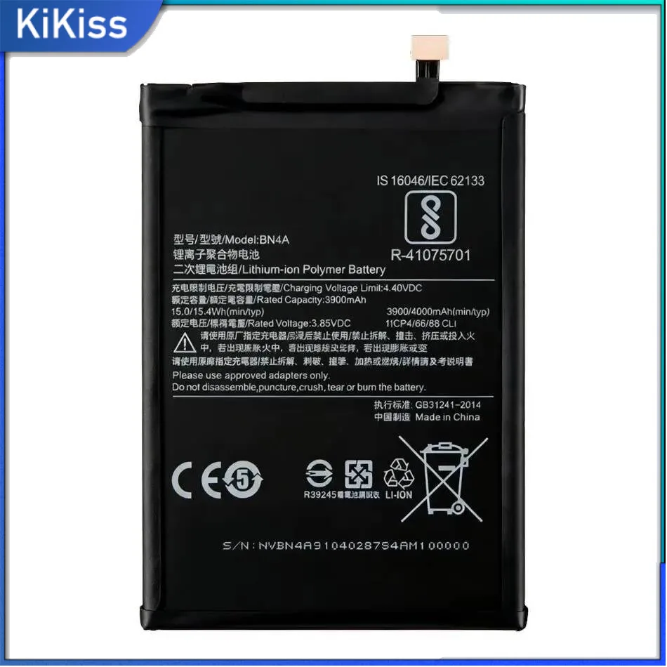 Safe 3900Mah High Capacity Mobile Phone Battery BN4A For Xiaomi Redmi Note 7 Pro M1901F7C