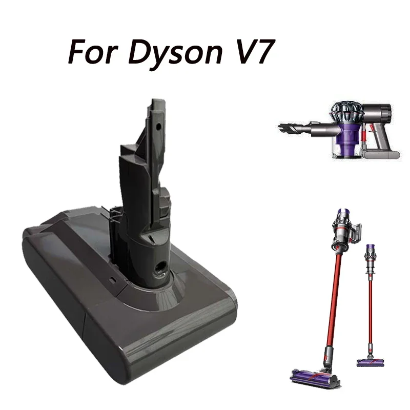 V7 Li-ion Replacement Battery Handheld Vacuum Cleaner 21.6V 12800mAh Li-ion Replacement Battery for Dyson V7 Trigger