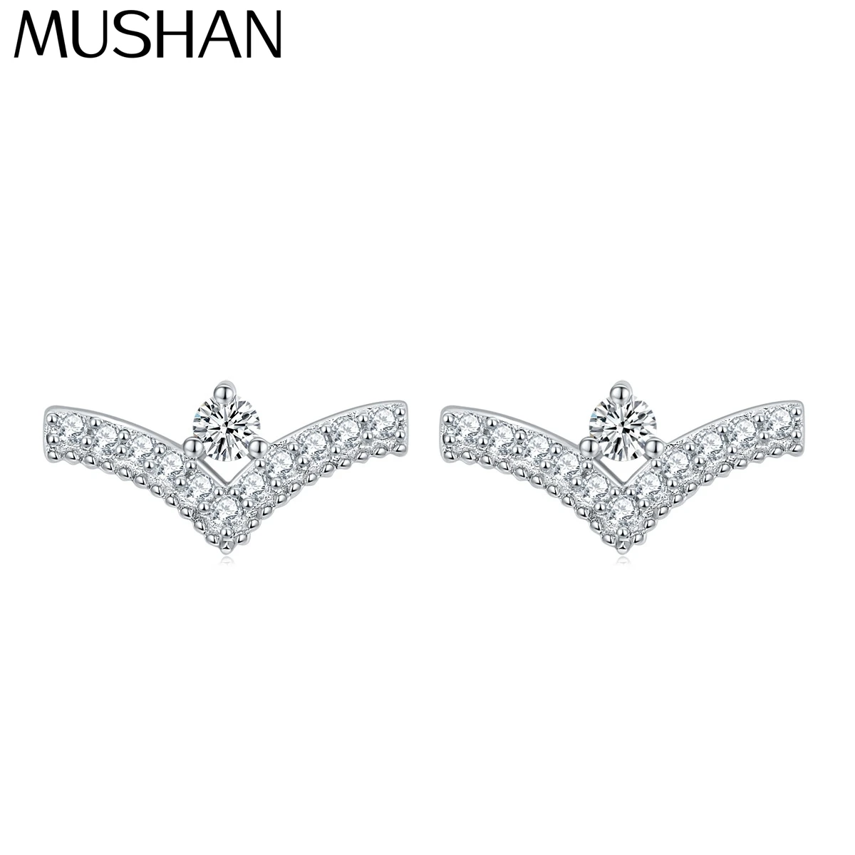 

Ювелирные изделия MuShan: Серьги-гвоздики из стерлингового серебра 925 пробы с подвесками и драгоценными камнями HCD, для коктейльных вечеринок, подарок на девичник, женские серьги, изысканные ювелирные изделия