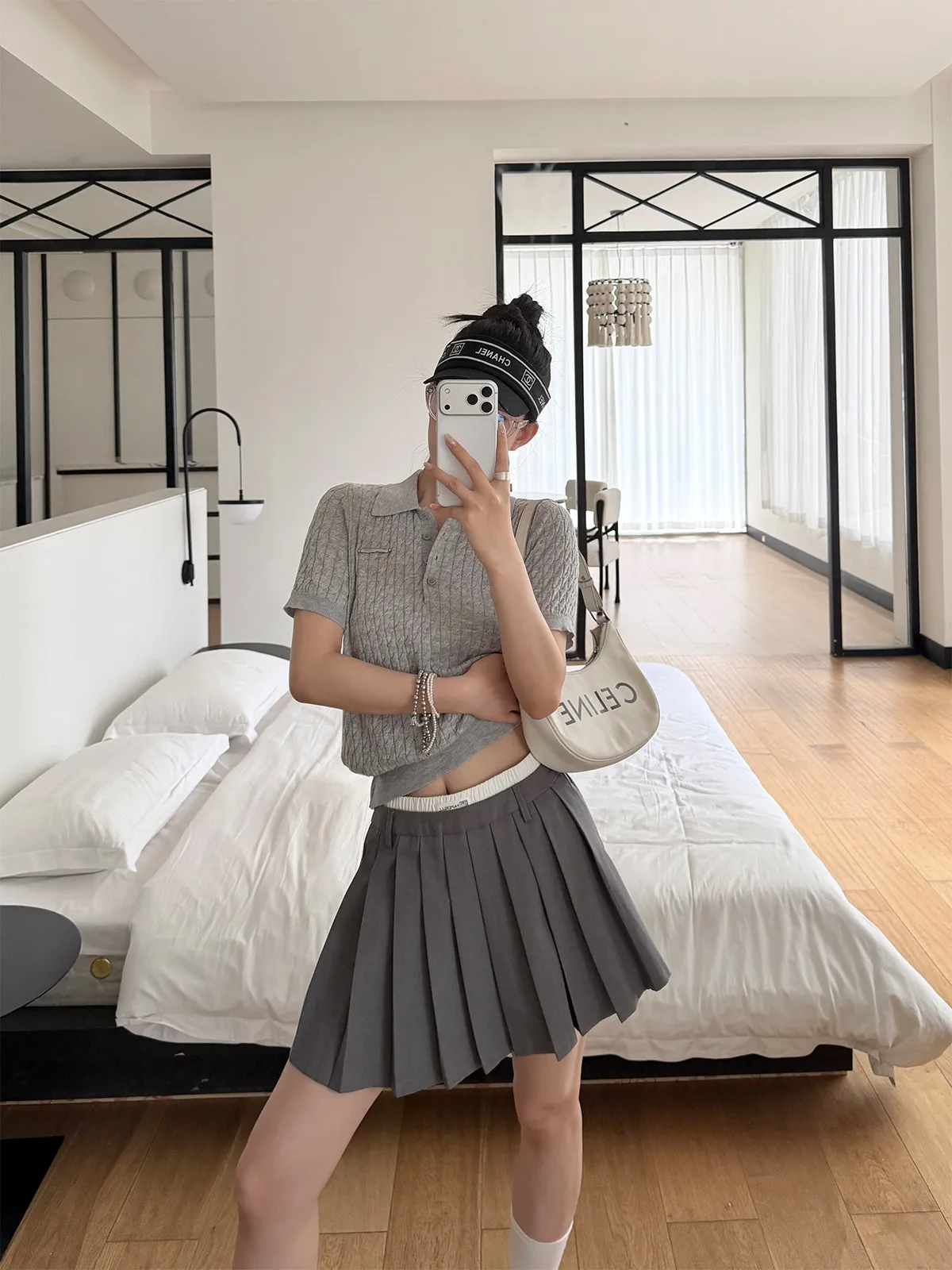 

PAPERLLL Корейская женская юбка А-силуэта с омолаживающим дизайном и цветовыми блоками, весна-лето, из полиэфирного волокна, приталенная, с боковой молнией