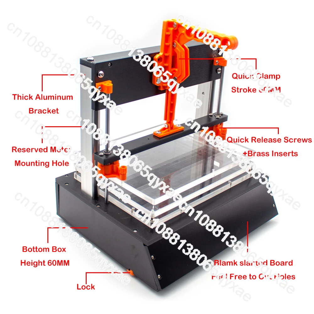 PCB Functional FCT Jig ICT Circuit Board Universal Test Frame PCBA Test Fixture Stroke 60MM