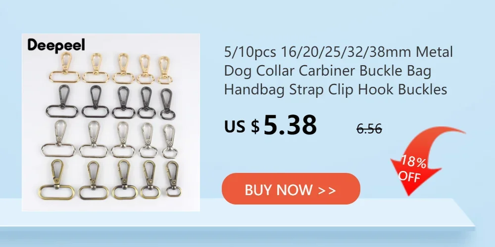 2/4Pcs Deepeel Metal Cord Lock Buckles Bag Belts Connector Hanger Handbag Strap Stopper Tassel Cap Clasp Hardware Accessories