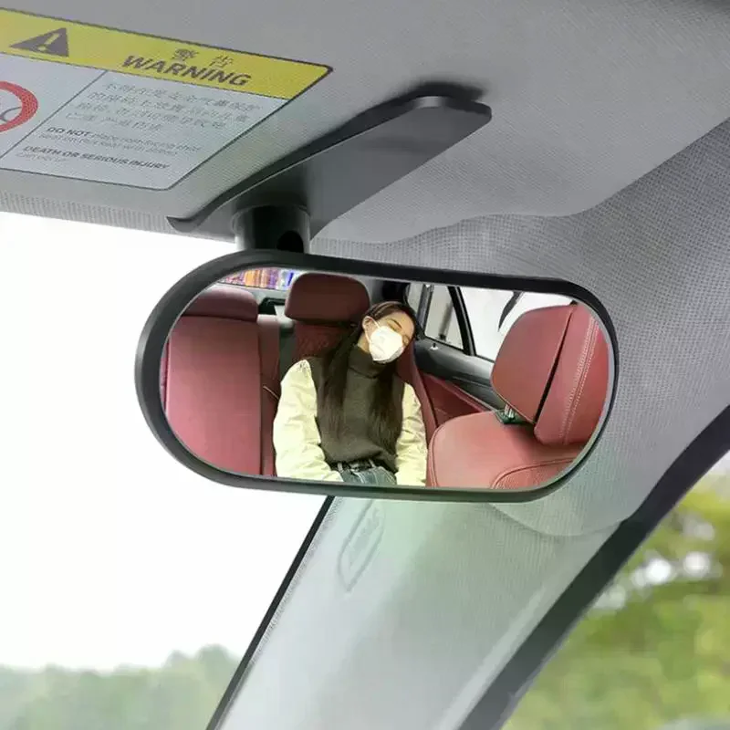 Car Rearview Mirror Wide View Safety Mirror For Windshield Infant Car Seats Clear Reflection 360-Degree Rotatable Adjustable