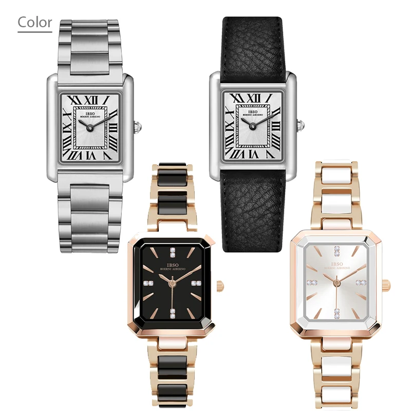 Luxury Brand Women Watch Rectangular Original Waterproof Exquisite Quartz Handwatch Female Retro Ladies Wristwatches Trend 2024