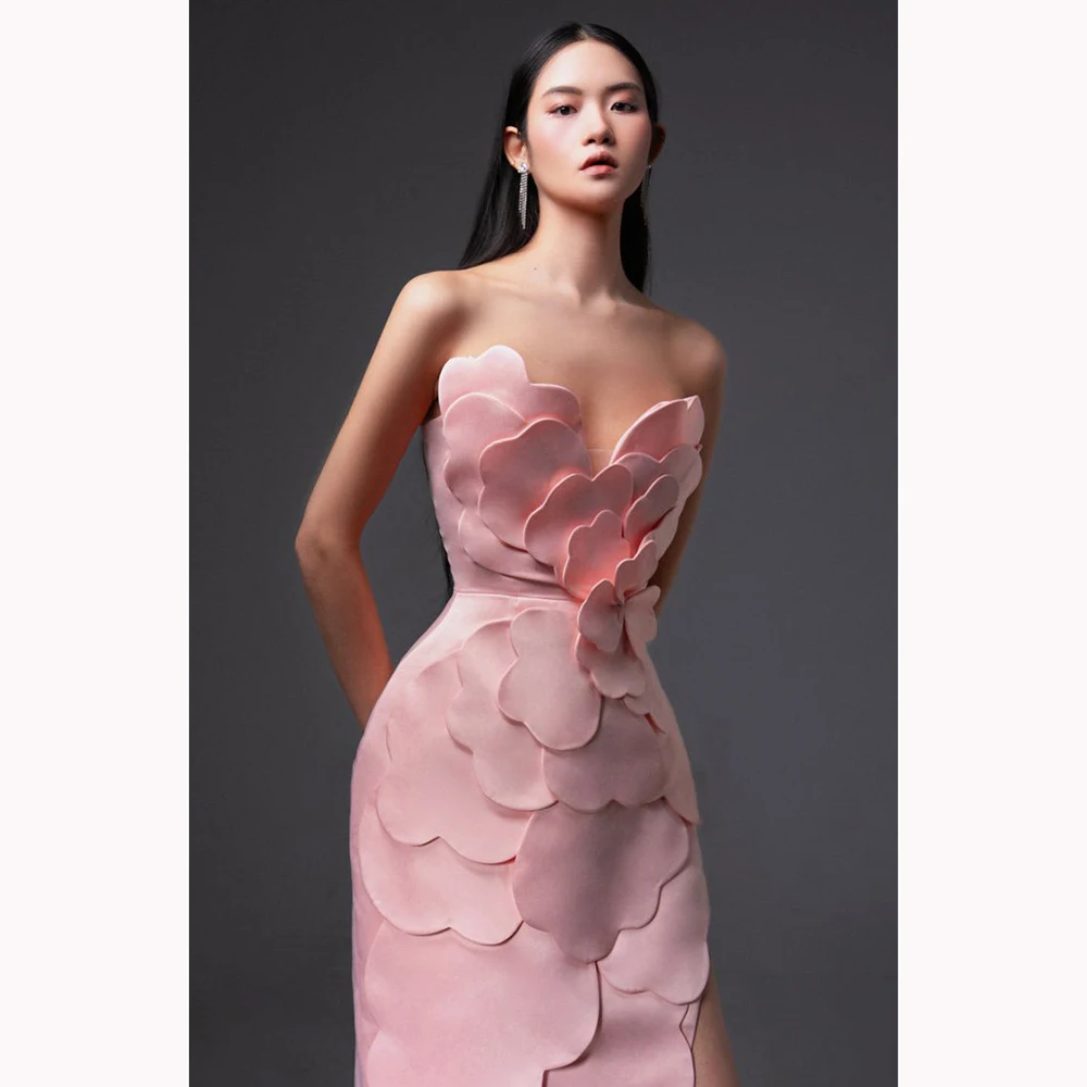 

Велюровое женское платье в форме сердца с высоким разрезом, сексуальное платье с открытой спиной и тканью в форме облака для вечеринок, очаровательное индивидуальное платье