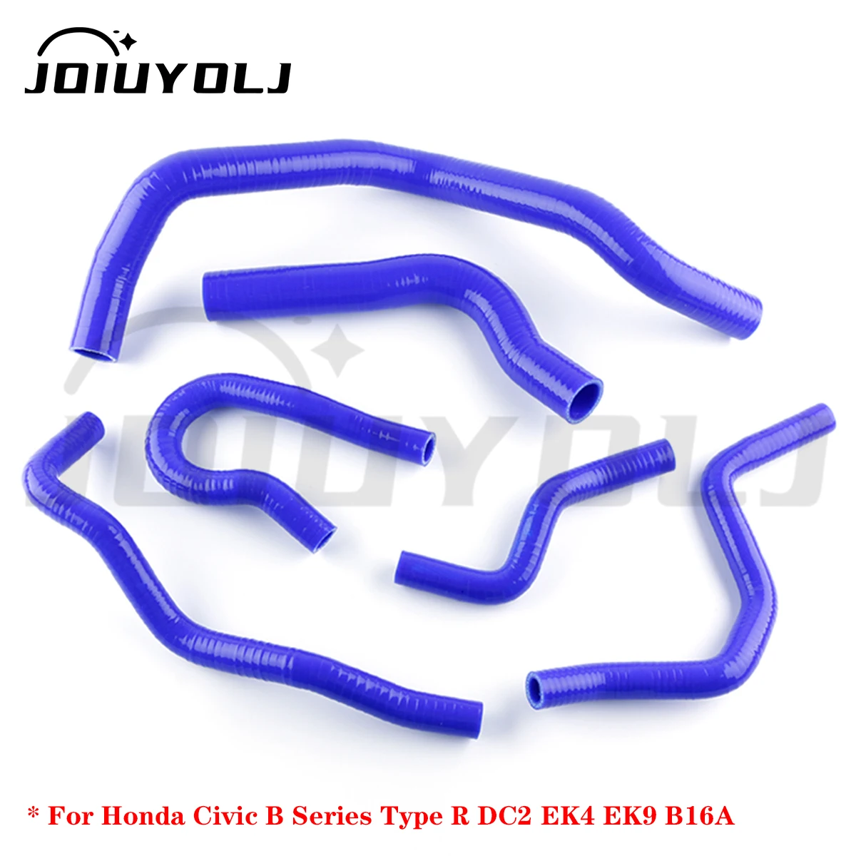 

6Pcs Silicone Radiator Hose Kit For 1995-2000 Honda Civic B Series Type R DC2 EK4 EK9 B16A/B