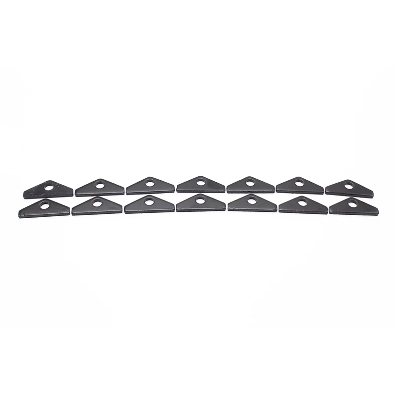 14Pcs Black Valve Cover Mini Tabs Hold Down For SBF Small Block Chevy 396 427 454 502W