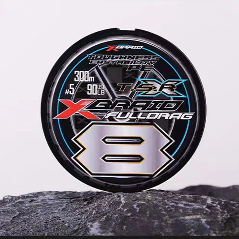Original YGK X-BRAID FULLDRAG TSR X8 Fishing Line 100m/300m Japan