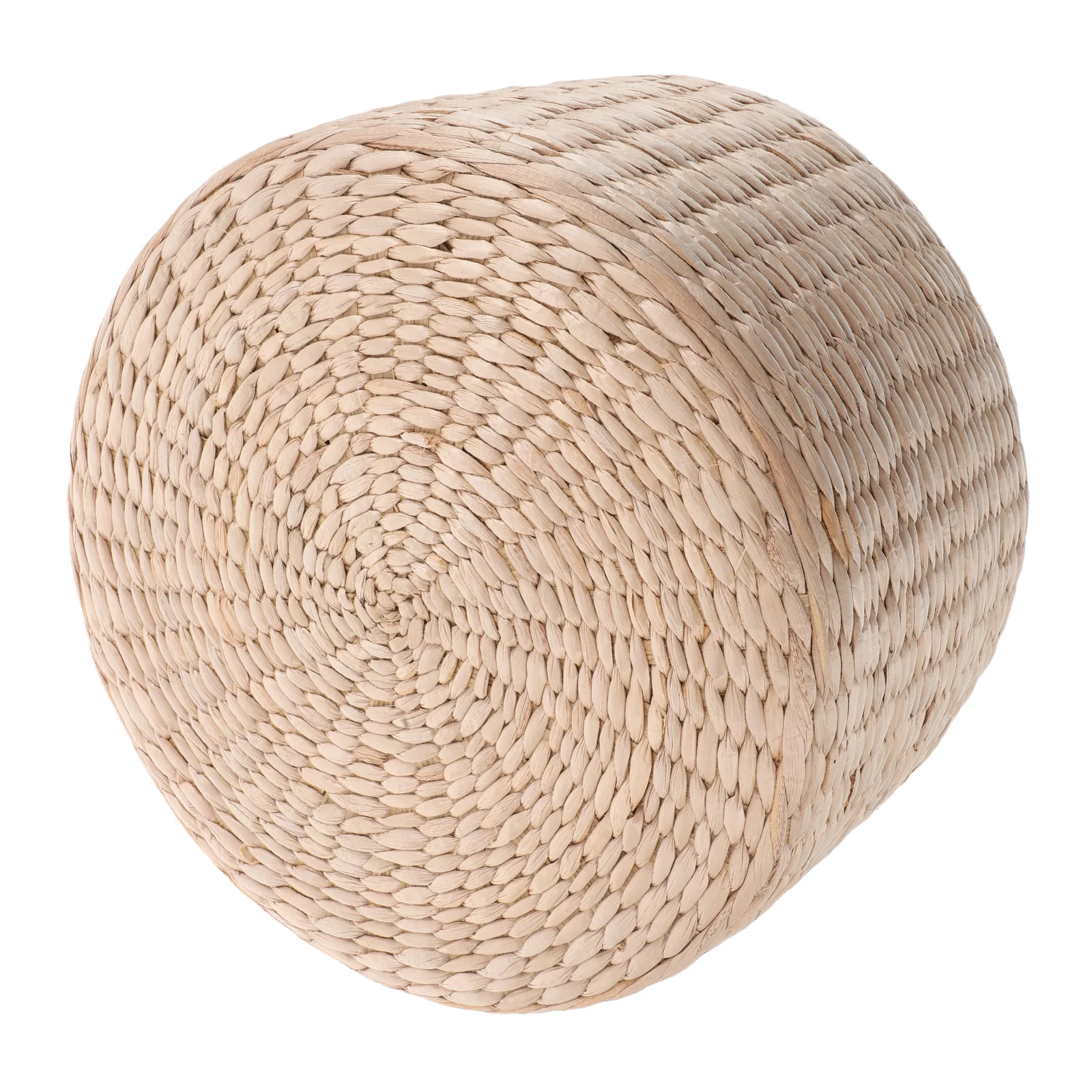 Taburete tejido de paja Retro de estilo japonés, cojín redondo para el suelo, taburete para niños, estera de Yoga, decoración Natural hecha a mano para el hogar