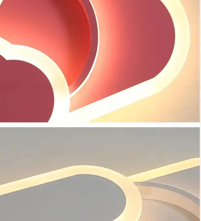 

LED Ceiling Lamp for Children's Room Bedroom Study Modern Dimmable Lighting Fixtures Creative child Cloud Pink Ceiling Lamps