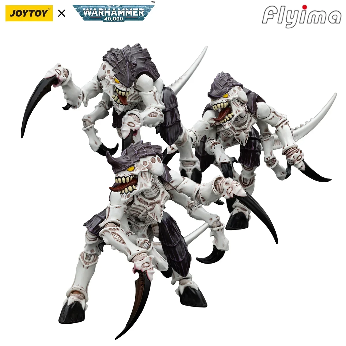 JOYTOY Warhammer 40000 1/18 figurki Tyranids Hive Fleet Leviathan 6 sztuk Anime Model wojskowy