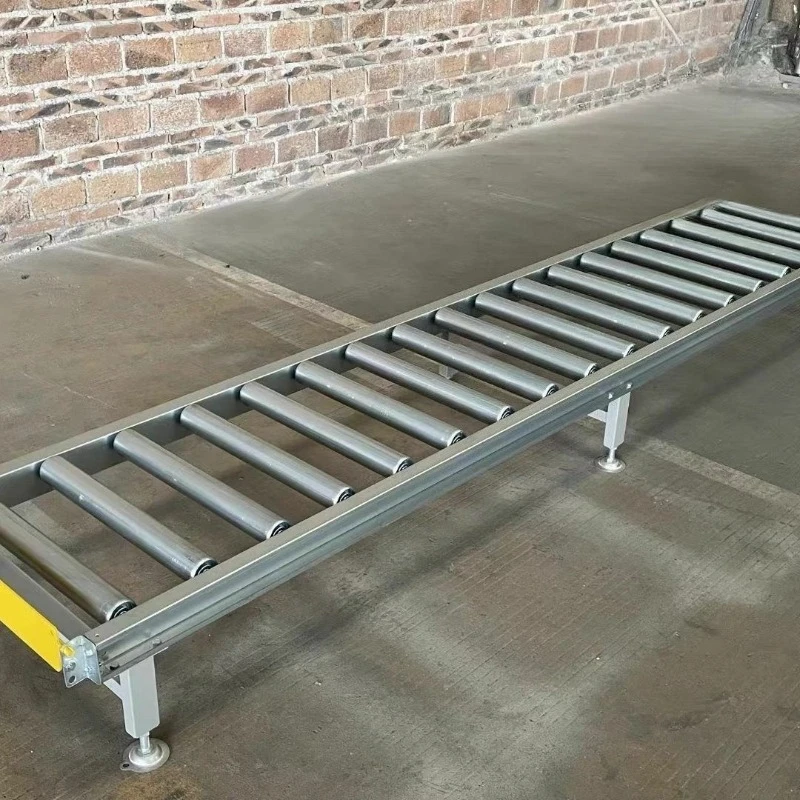 Ground roller line, no power roller, galvanized sheet stacking and conveying rotary