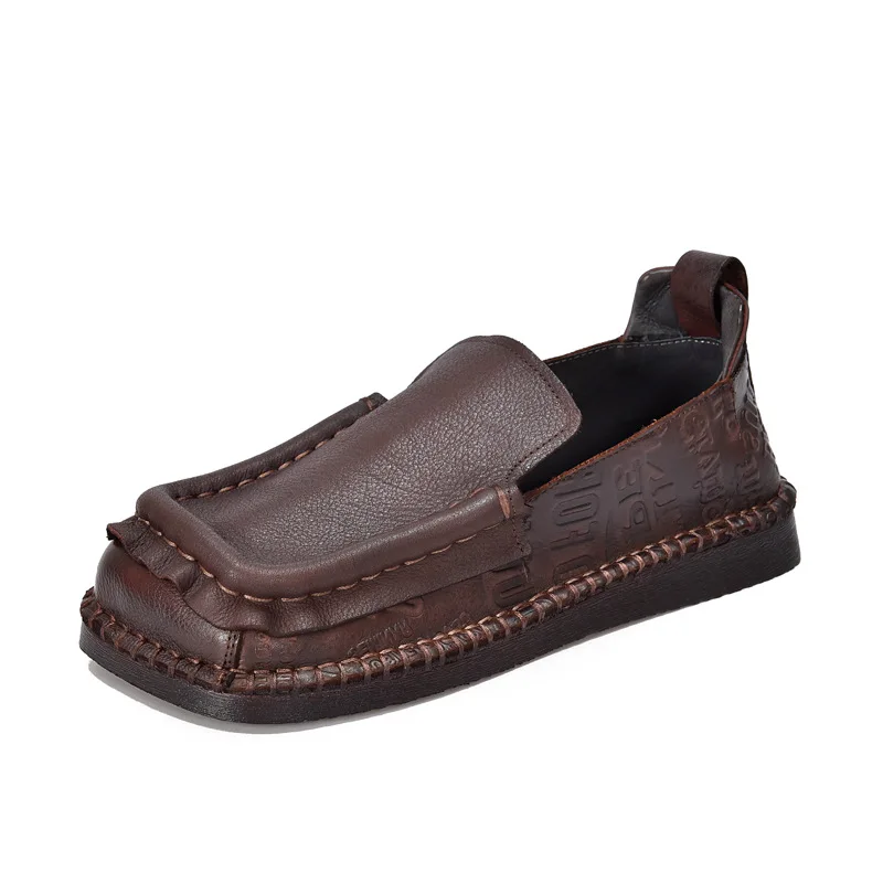 

Женские туфли на плоской подошве с квадратным носком 2,5 см, лоферы, повседневные туфли на плоском каблуке с мягкой подошвой, роскошные элегантные туфли из натуральной кожи на платформе для ленивых