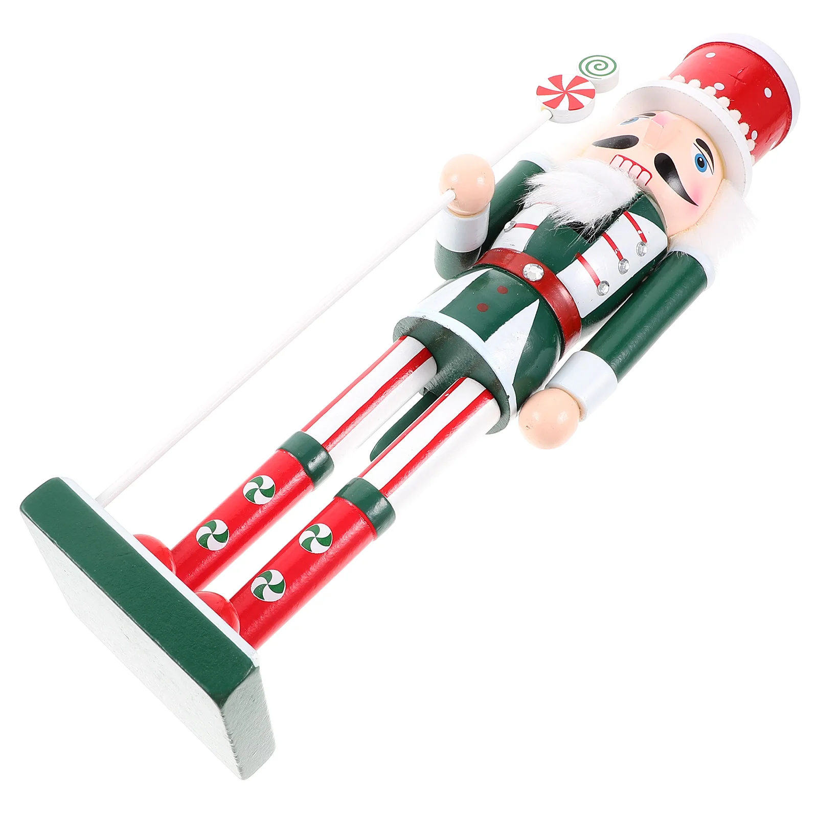 

Wooden Nutcracker Ornament Christmas Craft Festival Decoration Centerpiece Xmas Party Nutcrackers Woodcraft Gift Soldier Carving