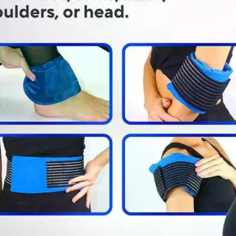 Cold Pack Ice Gel - Portable Reusable Gel Ice Pack Freezable