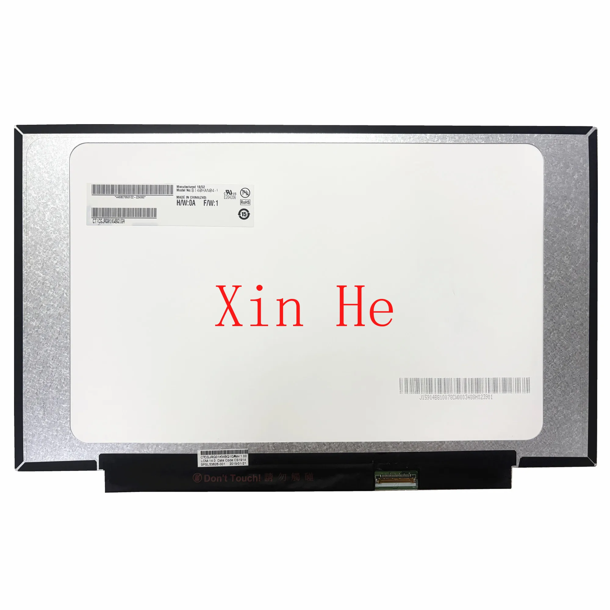 B140HAN04.1 B140HAN04.0 NV140FHM-N48 14.0'' Laptop LCD Screen Display Panel Matrix 1920*1080 EDP 30 Pins