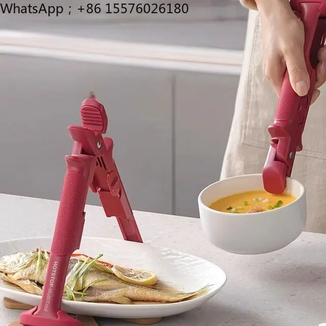 Multi-use Anti-skid Lift Plate Clip Bowl Anti-scalding Clip Take Bowl Clip Anti-skid Pliers