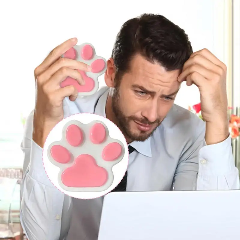 Süßes Zappelspielzeug, großes weiches sensorisches Spielzeug, Squeeze-Katzenpfote, realistische süße Dinge, Zappelspielzeug für Erwachsene, lindert Stress, Spielzeug für Partygeschenke